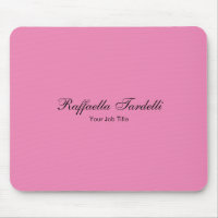 Minimalista nombre personalizado color rosa