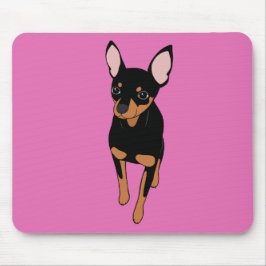 Alfombrilla De Ratón Minimiza Pinscher Min Pin Mouse Pad