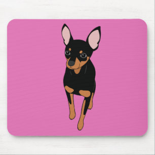 Alfombrilla De Ratón Minimiza Pinscher Min Pin Mouse Pad
