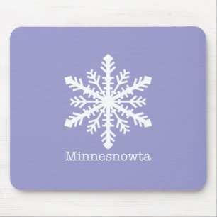 Alfombrilla De Ratón Minnesnowta Snowflake