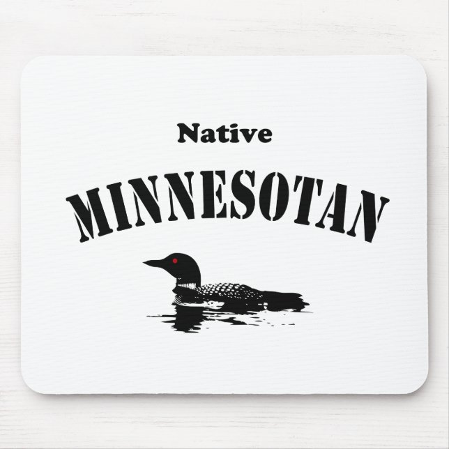 Alfombrilla De Ratón Minnesotan nativo (Frente)