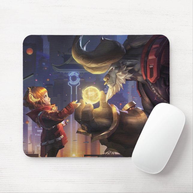 Alfombrilla De Ratón Minotaur Mousepad | Personalizable Mousepad (Con ratón)