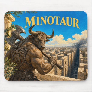 Alfombrilla De Ratón Minotauro, Monstruo de Fantasía Gótica