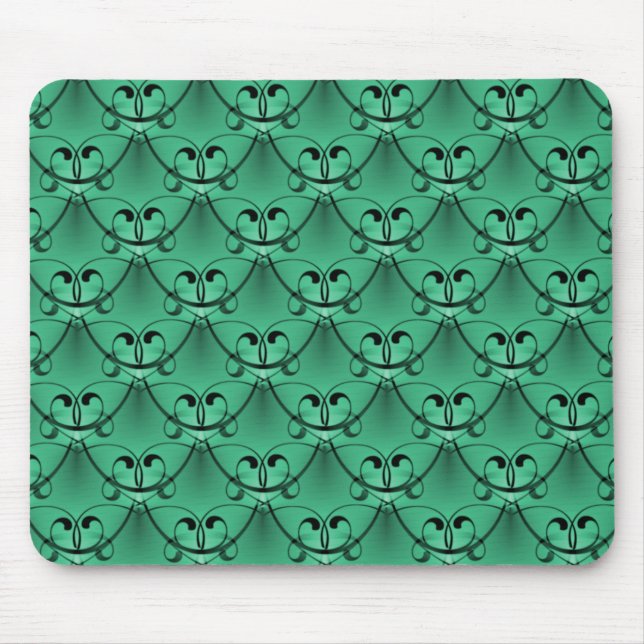 Alfombrilla De Ratón Mint Green Classic Glam Mousepad (Frente)