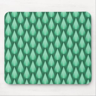 Alfombrilla De Ratón Mint Green Dazzzing Raindrop Mousepad