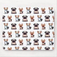Minydogs pixelart Mousepad