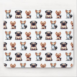 Alfombrilla De Ratón Minydogs pixelart Mousepad
