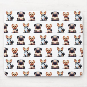 Alfombrilla De Ratón Minydogs pixelart Mousepad