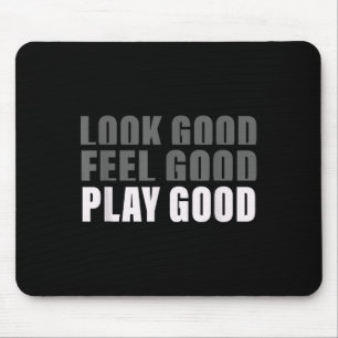 Alfombrilla De Ratón Mira Bien. Siéntete bueno, juega bien