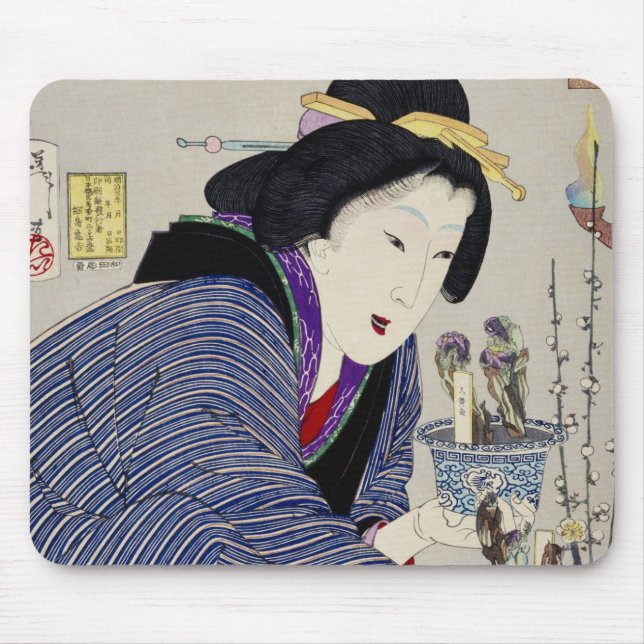 Alfombrilla De Ratón Mirada como si ella quiera cambiar: El aspecto (Frente)