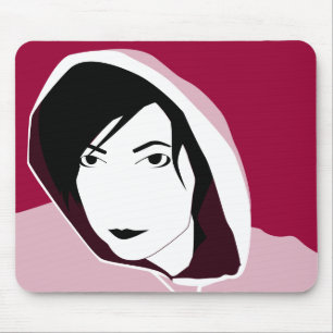 Alfombrilla De Ratón mirada de encapuchado