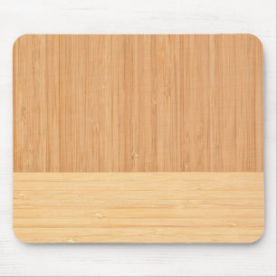 Alfombrilla De Ratón Mirada de madera del grano de la frontera de bambú