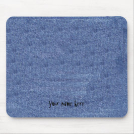 Alfombrilla De Ratón Mirada del dril de algodón y su nombre
