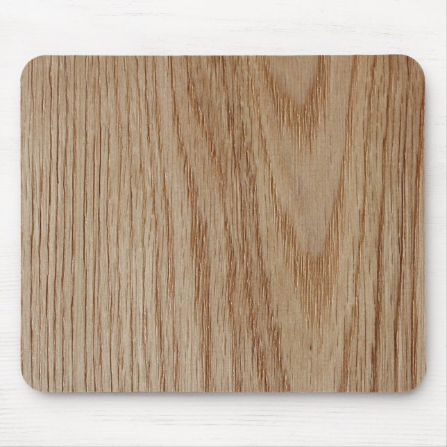 Alfombrilla De Ratón Mirada del grano de madera de roble (Frente)