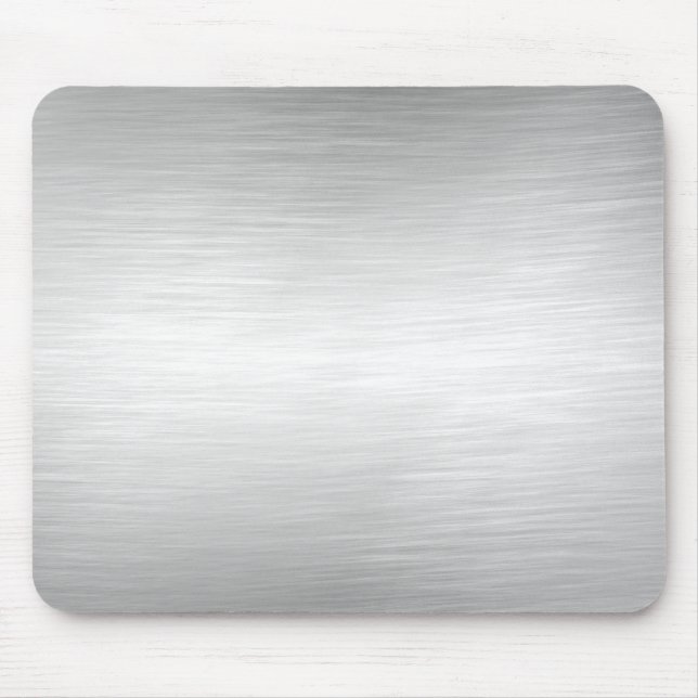 Alfombrilla De Ratón Mirada metalizado Mousepad del cepillo (Frente)