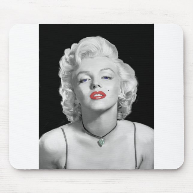 Alfombrilla De Ratón Mirada MIC01BWRD-V3 de la esmeralda Heart.tif del (Frente)