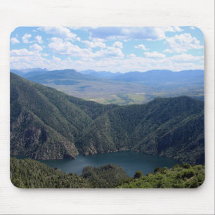 Alfombrilla De Ratón Mirando hacia abajo el río Gunnison