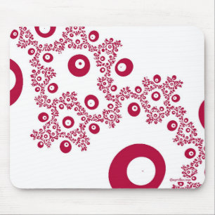 Alfombrilla De Ratón Mire a escondidas un rojo Mousepad del abucheo
