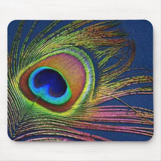 Alfombrilla De Ratón mire las plumas (Frente)