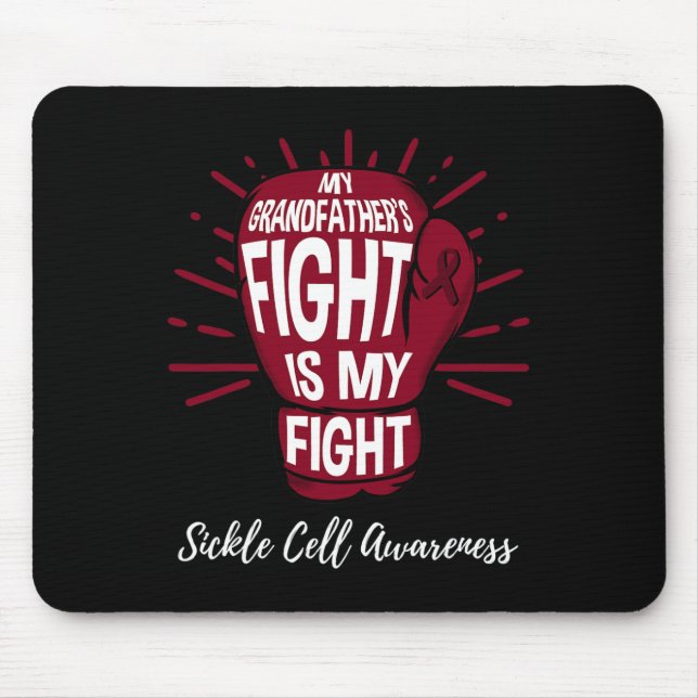Alfombrilla De Ratón Mis Abuelos Luchan Contra La Célula De Enfermedad  (Frente)