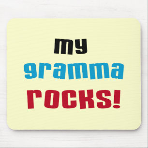 Alfombrilla De Ratón Mis camisetas y regalos de Gramma Rocks