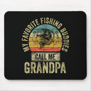 Alfombrilla De Ratón Mis compañeros de pesca favoritos me llaman camise