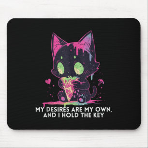 Alfombrilla De Ratón Mis Deseos Son Suyos Y Yo Sostengo El Gato Estúico