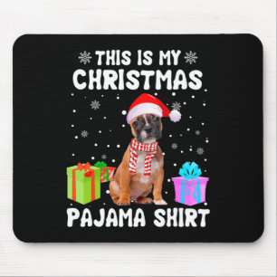 Alfombrilla De Ratón Mis Navidades Perro Bulldog Francés Pajama Puppy L