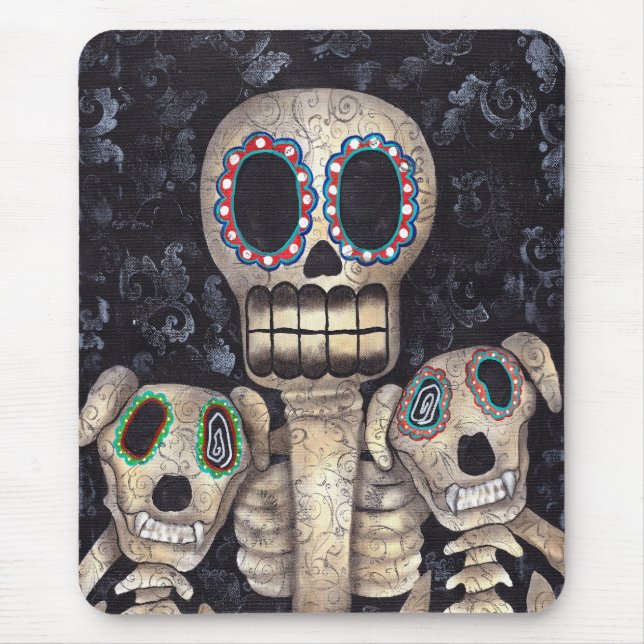 Alfombrilla De Ratón Mis perros e I Mousepad (Frente)