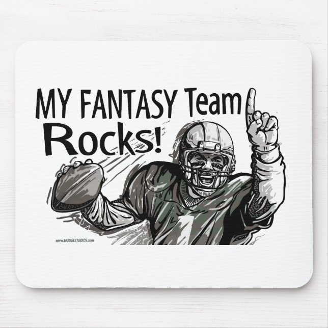 Alfombrilla De Ratón ¡Mis rocas del equipo de la fantasía! Mousepad (Frente)
