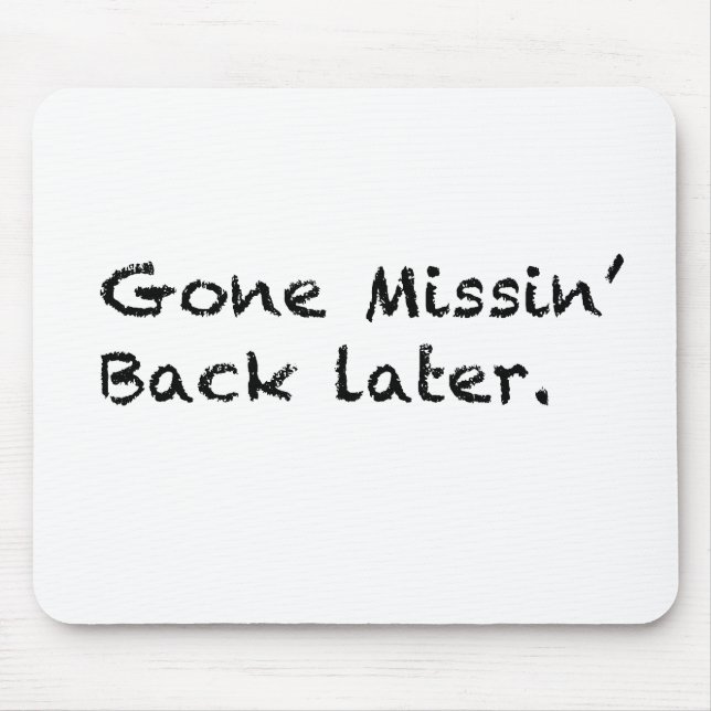 Alfombrilla De Ratón Misión desaparecida (Frente)