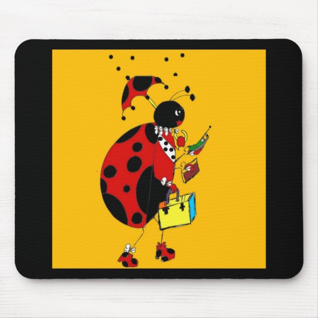 Alfombrilla De Ratón Miss Ladybug (Frente)