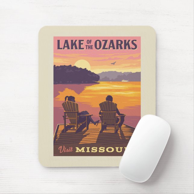Alfombrilla De Ratón Missouri | Lago de los Ozarks (Con ratón)