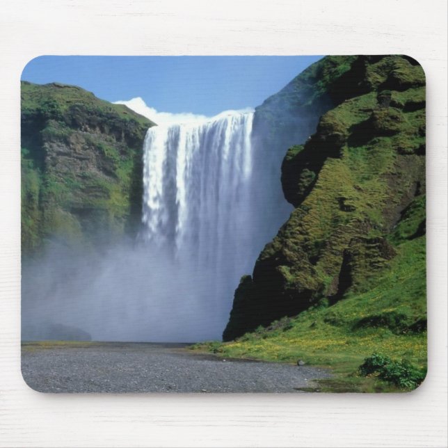 Alfombrilla De Ratón Mist de truenos, Islandia (Frente)