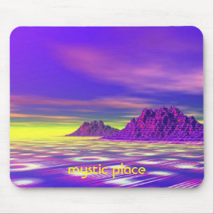 Alfombrilla De Ratón místico-lugar, mousepad