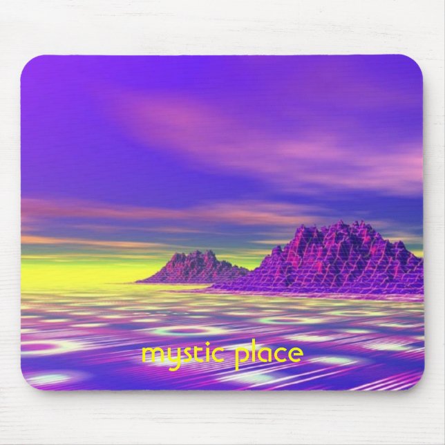 Alfombrilla De Ratón místico-lugar, mousepad (Frente)