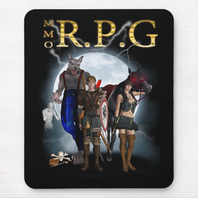 Alfombrilla De Ratón MMORPG - MMORPG - Fan Mousepad del juego (Frente)