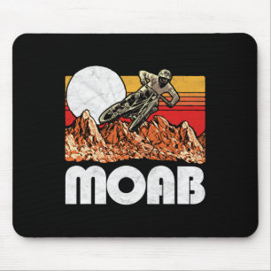 Alfombrilla De Ratón Moab Utah Ciclismo de Montaña Vintage Retro Vibra 
