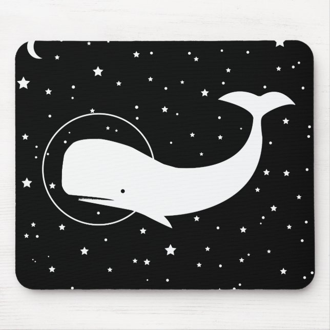 Alfombrilla De Ratón Moby en espacio (Frente)