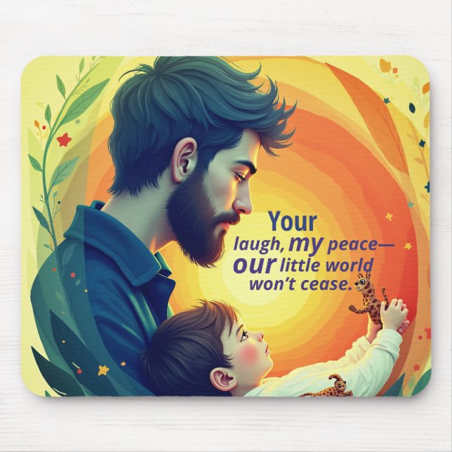 Alfombrilla De Ratón Mochila de cadena de dibujo (Frente)