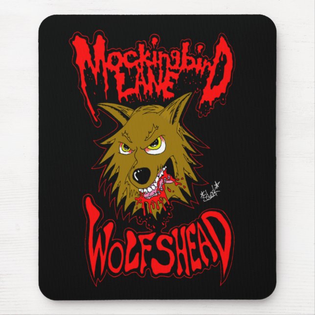 Alfombrilla De Ratón Mockingbird Lane "Wolfshead" Mousepad (Frente)