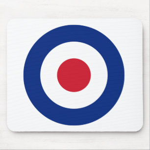 Alfombrilla De Ratón Mod Blue Red and White Mouse Pad   Regalos MOD
