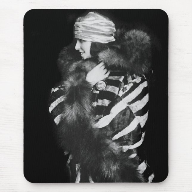 Alfombrilla De Ratón Moda de la piel, los años 20 (Frente)