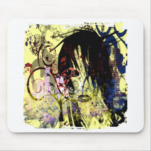 Alfombrilla De Ratón Moda Diva Swirled