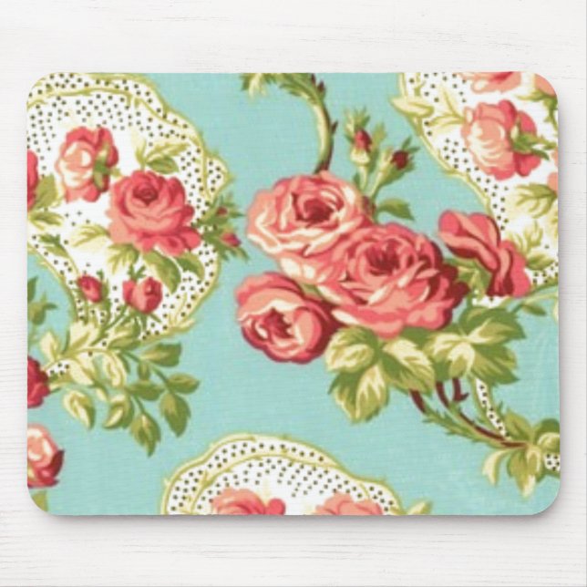 Alfombrilla De Ratón Moda floral (Frente)