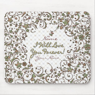Alfombrilla De Ratón Moda floral 11 Mousepad