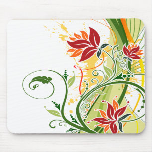 Alfombrilla De Ratón Moda floral 1 Mousepad
