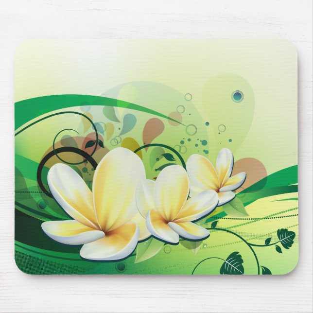 Alfombrilla De Ratón Moda floral 8 Mousepad (Frente)