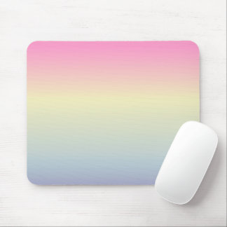 Alfombrilla De Ratón moda giratoria unicornio arcoiris púrpura rosa