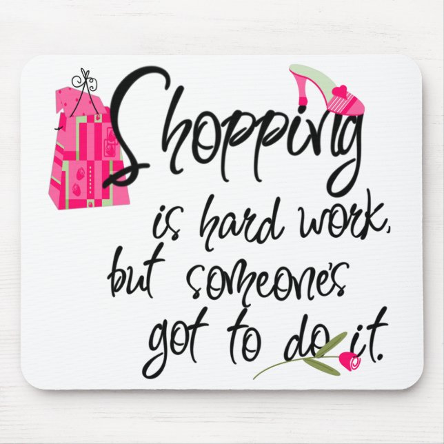 Alfombrilla De Ratón Moda rosa oscuro Mousepad (Frente)